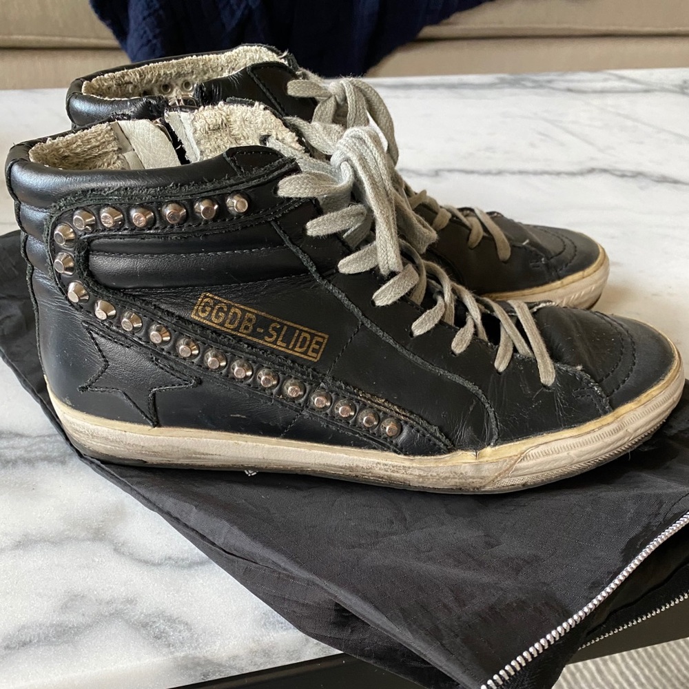 Women’s Golden Goose Slides size 38–resoled